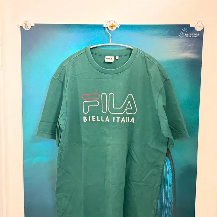 [BUNJANG] Fila Green Short Sleeve T-shirt / 휠라 FILA / 반팔 (그린)