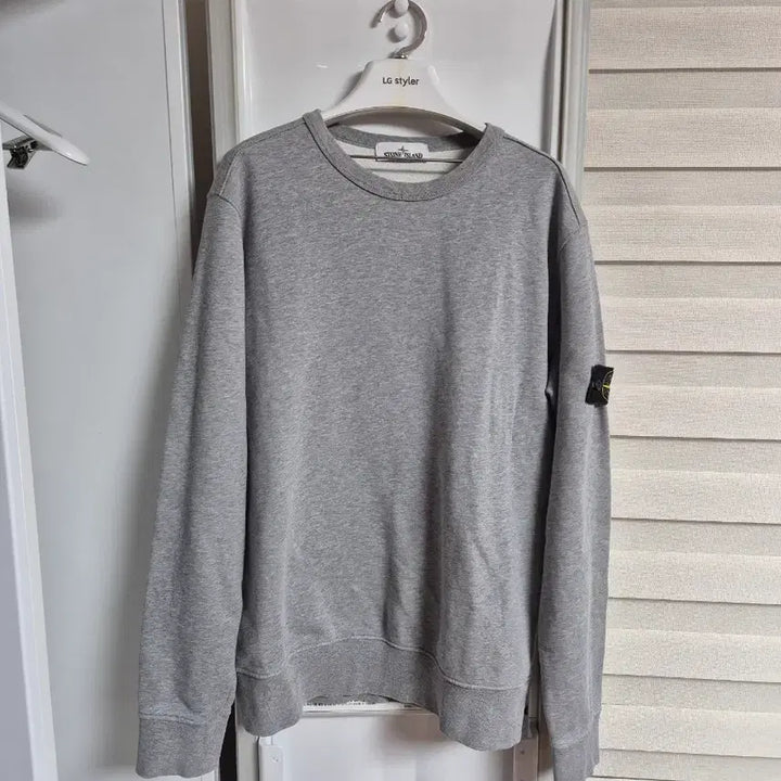 [BUNJANG] Stone Island Gray Sweatshirt / [L] 스톤아일랜드 맨투맨 그레이