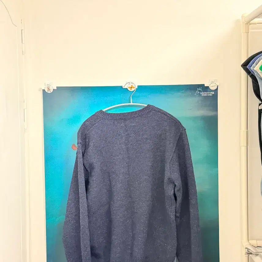 [BUNJANG] AECA BIG LOGO WOOL KNIT / 에이카 화이트 / AECA BIG LOGO WOOL KNIT