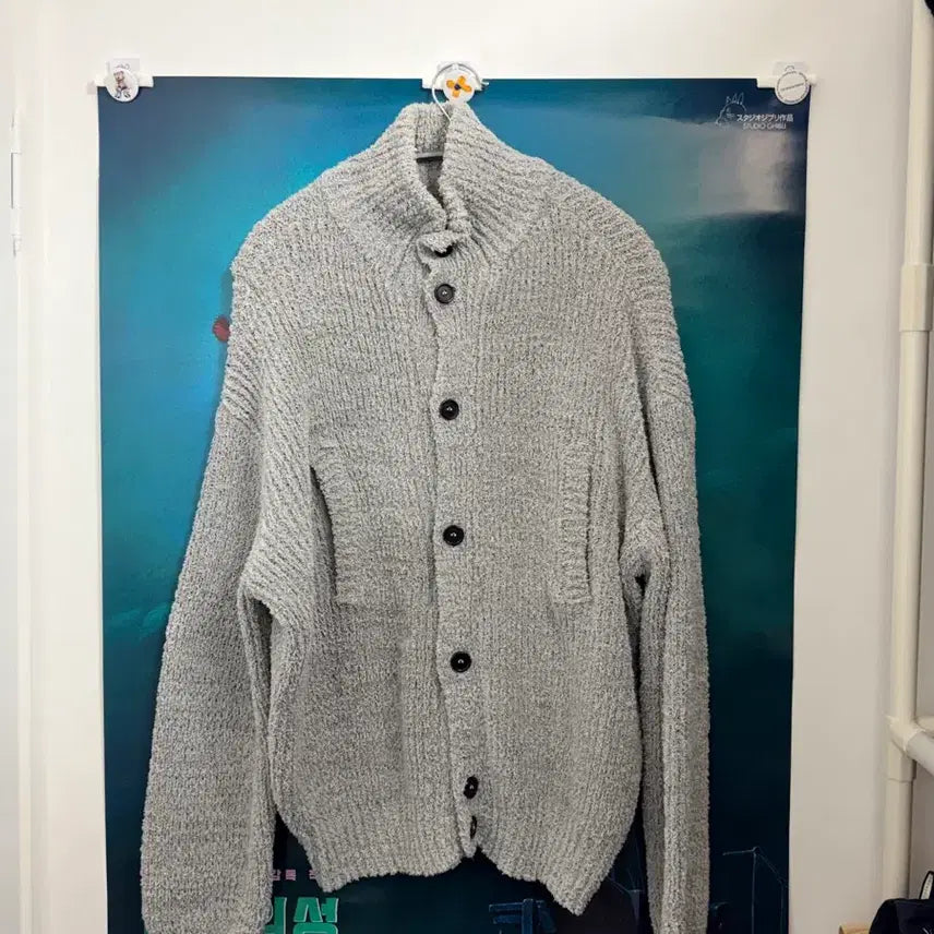 [BUNJANG] PRT BLANK Boucle Button Cardigan / PRT BLANK / 부클 버튼 가디건