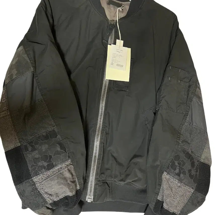 [BUNJANG] Polyteru Reversible Patched Ma-1 Washed Black Size 3 / 새상품)25fw 폴리테루 리버시블 패치드 마원 워시드 블랙 3사이즈