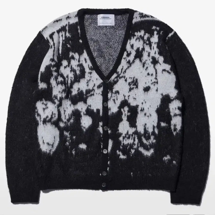 [BUNJANG] Nomanual Hairy Cardigan - Black, Size L / 노매뉴얼 가디건 L