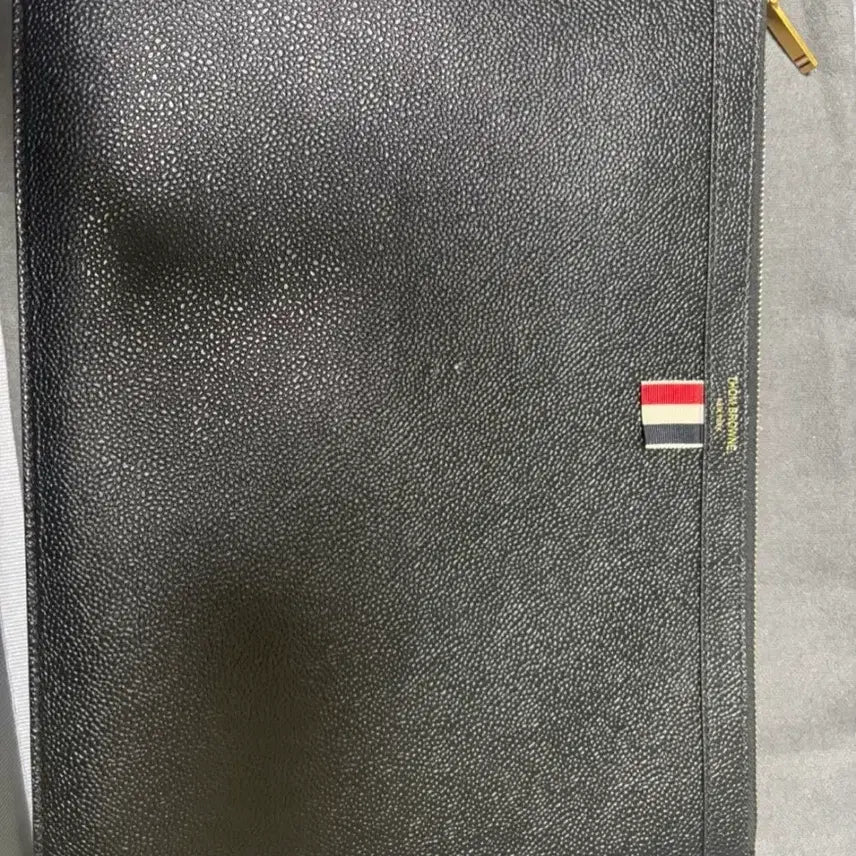 [BUNJANG] Thom Browne Black Leather Clutch / 톰브라운 블랙 레더 클러치