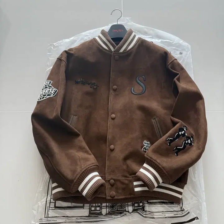[SOLD OUT] STU 스웨이드 바시티 브라운 [M]