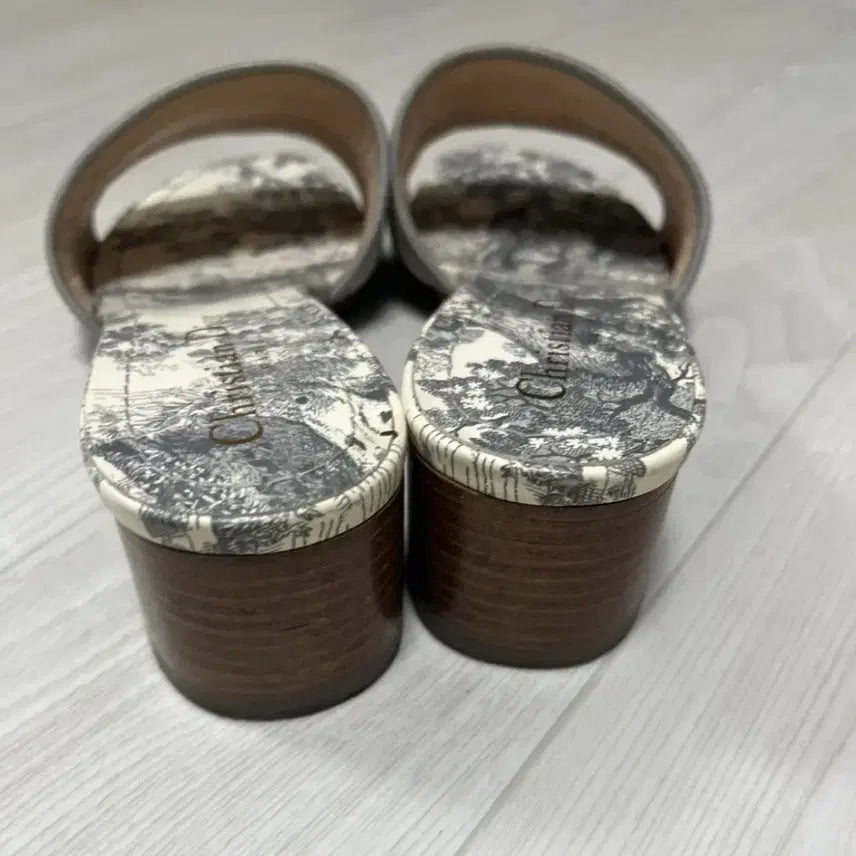 [BUNJANG] Dior Dway Mule Heel Toile de Jouy Size 37 / 디올 Dway 뮬 힐 Toile de Jouy 37 사이즈