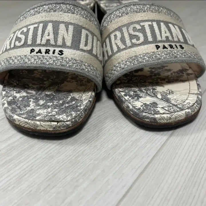 [BUNJANG] Dior Dway Mule Heel Toile de Jouy Size 37 / 디올 Dway 뮬 힐 Toile de Jouy 37 사이즈