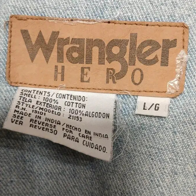 [BUNJANG] Wrangler Levi's Denim Jacket Light Blue L / 랭글러 리바이스데님 청자켓 라이트블루 L사이즈 실측은110이상