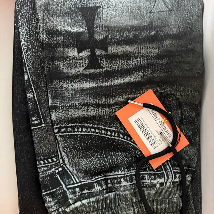 [BUNJANG] Lapinato Denim Training Pants (Size 48) / 라피나토 3D프린팅 데님진 트레이닝 팬츠 48사이즈 새상품 팝니다