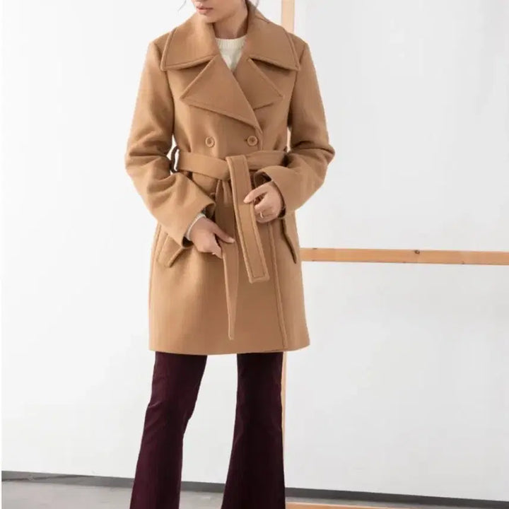 [BUNJANG] & Other Stories Wool Half Double Coat / 앤아더스토리즈 울 하프 코트 32사이즈
