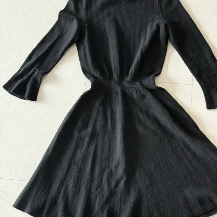 [SOLD OUT] MINE 마인 니트 블랙 원피스 한섬