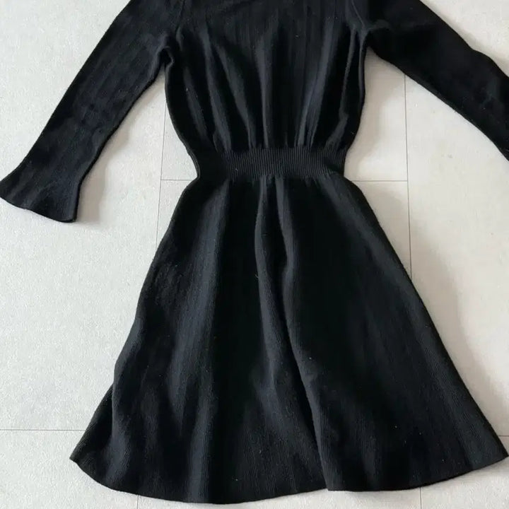 [SOLD OUT] MINE 마인 니트 블랙 원피스 한섬