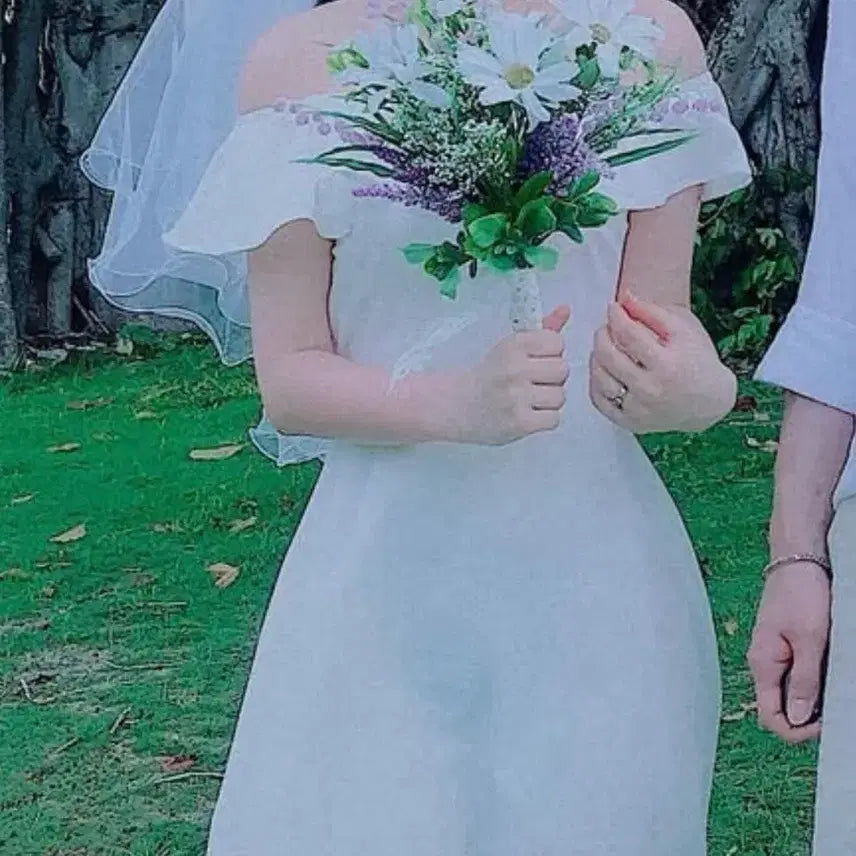 [BUNJANG] PeeVitt Smoke Off-Shoulder Mini Dress / 퍼빗 스모크 오프숄더 원피스