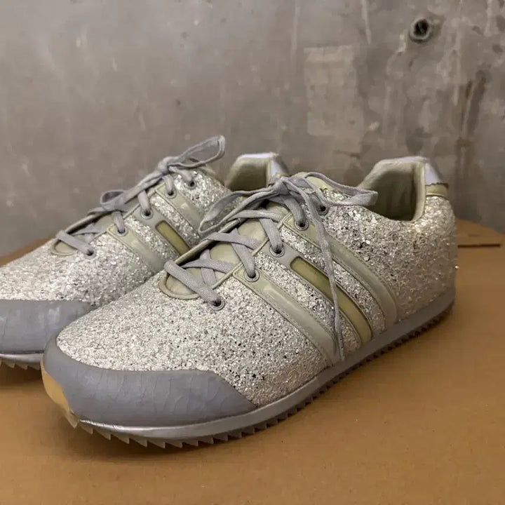 [BUNJANG] Y-3 Yohji Yamamoto Glitter Sneakers / [270]  프랑스구매 Y-3 요지야마모토 쇼피스 글리터 슈즈