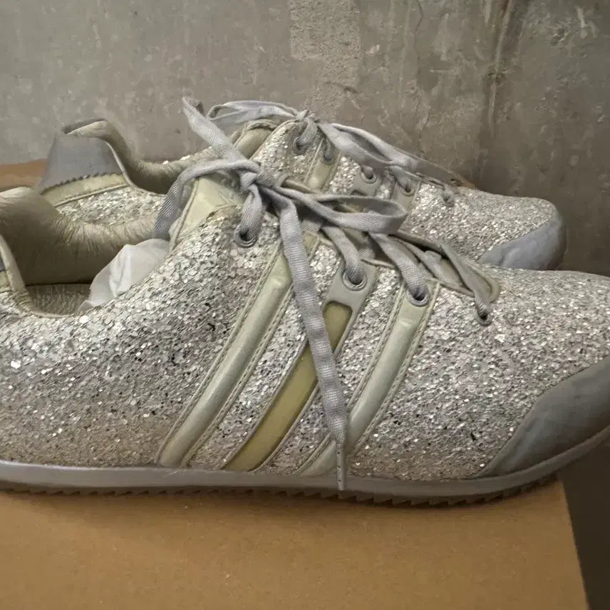 [BUNJANG] Y-3 Yohji Yamamoto Glitter Sneakers / [270]  프랑스구매 Y-3 요지야마모토 쇼피스 글리터 슈즈
