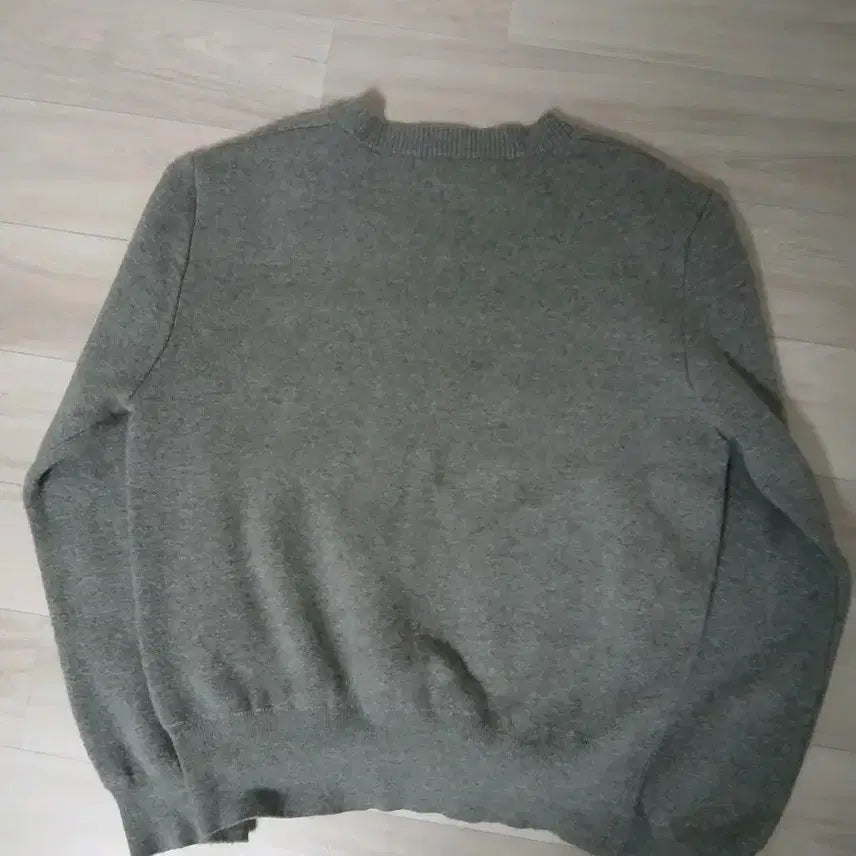 [BUNJANG] 8Seconds V-Neck Knit Gray L / 에잇세컨즈 V넥 니트 회색 L