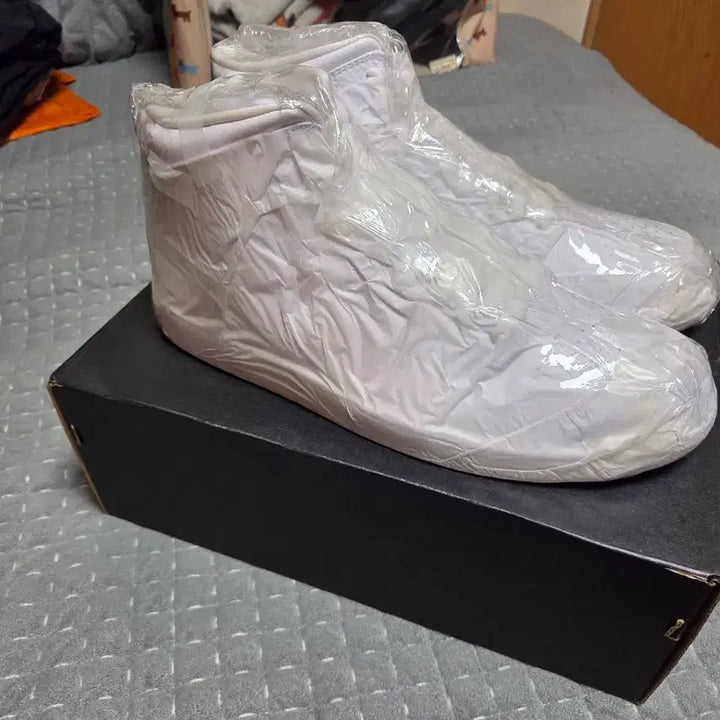 [BUNJANG] Air Jordan 1 Mid All White Sneakers / 에어 조던 1 MID 올 화이트 310mm (새상품)