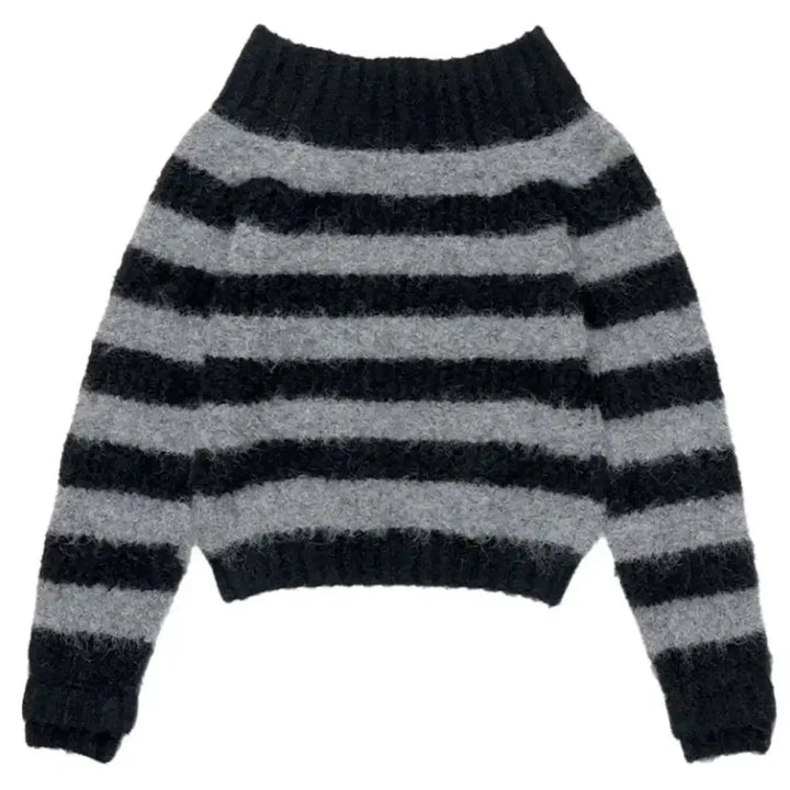 [BUNJANG] Skeem Incising Convertible Shoulder Sweater / 스키즘인듀싱 컨버터블 숄더 스웨터