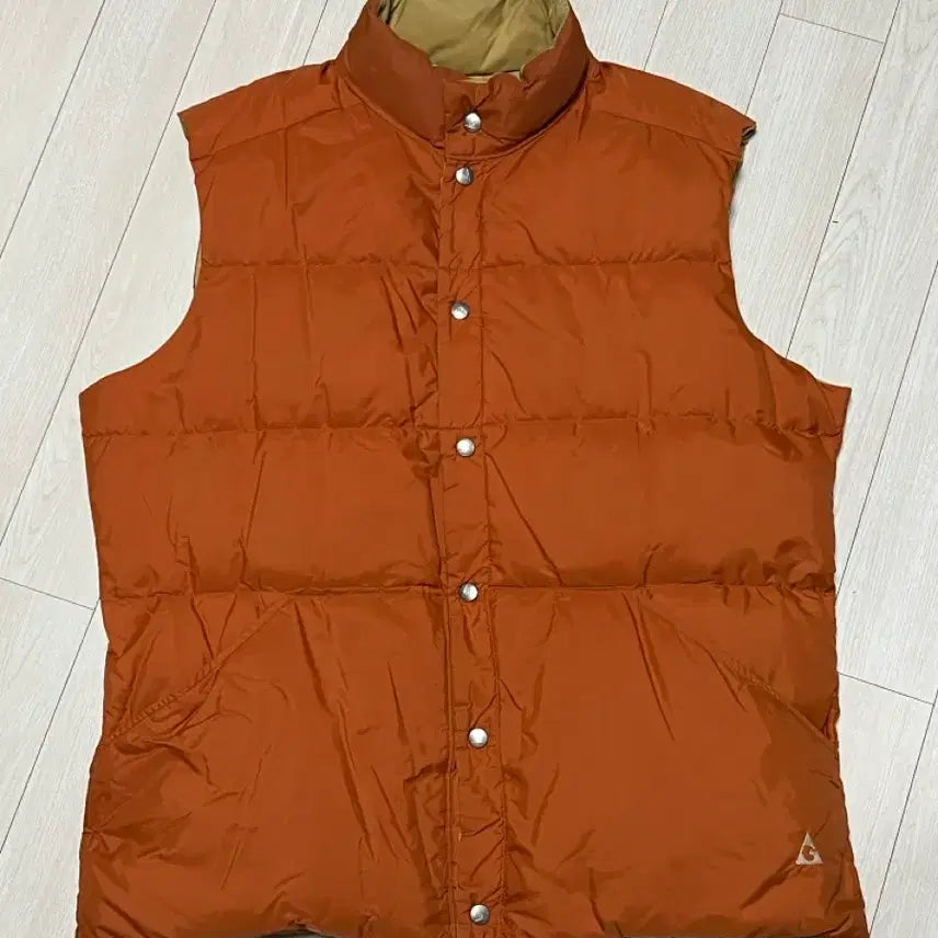 [BUNJANG] Mountain Equipment Reversible Padded Vest / 마운틴 이큅먼트 브라운 리버시블패딩베스트 L사이즈추정