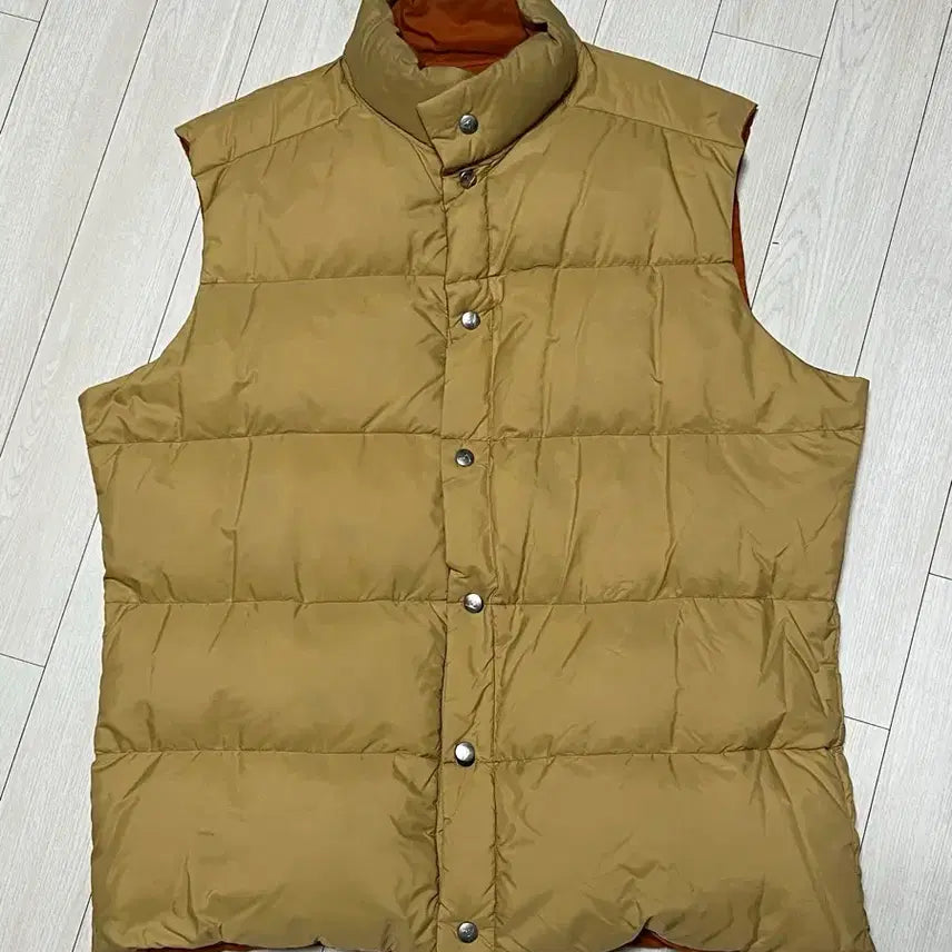 [BUNJANG] Mountain Equipment Reversible Padded Vest / 마운틴 이큅먼트 브라운 리버시블패딩베스트 L사이즈추정