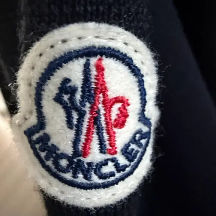 [BUNJANG] Moncler Padded Wool Cardigan Black XL / 몽클레어 패딩 울 가디건 블랙 XL