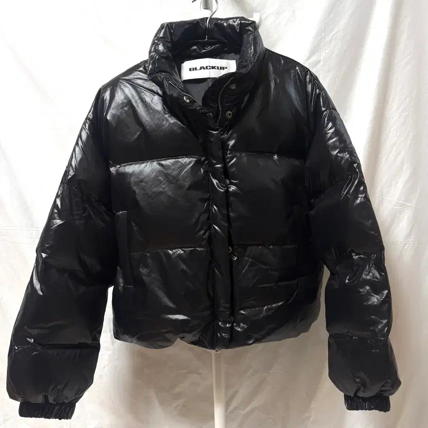 [BUNJANG] BLACKUP Cropped Padded Jacket / BLACKUP 블랙업 숏패딩 네프 샤이닝 크롭패딩 블랙