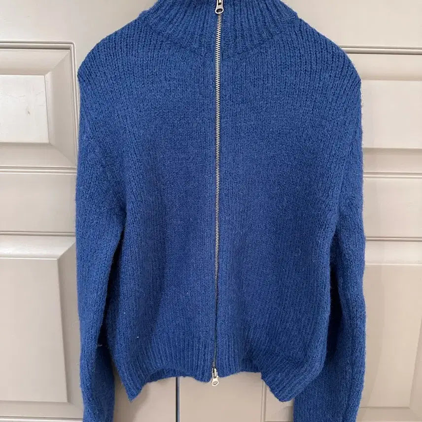 [BUNJANG] Knit Zip-up Jacket / 니트집업