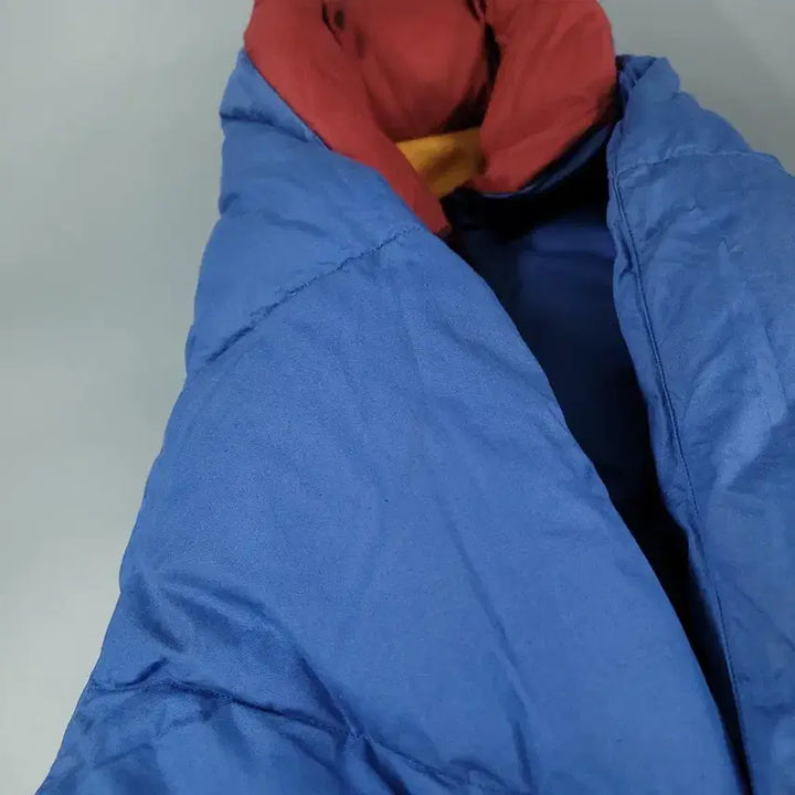 [BUNJANG] CELESTA 90s Reversible Goose Down Jacket / CELESTA 90s 블루 레드 그린 멀티컬러 리버시블 투웨이지퍼 거위털