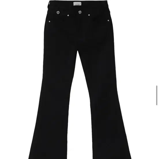 [BUNJANG] Button Slim Bootcut Jeans / 버튼 슬림 부츠컷