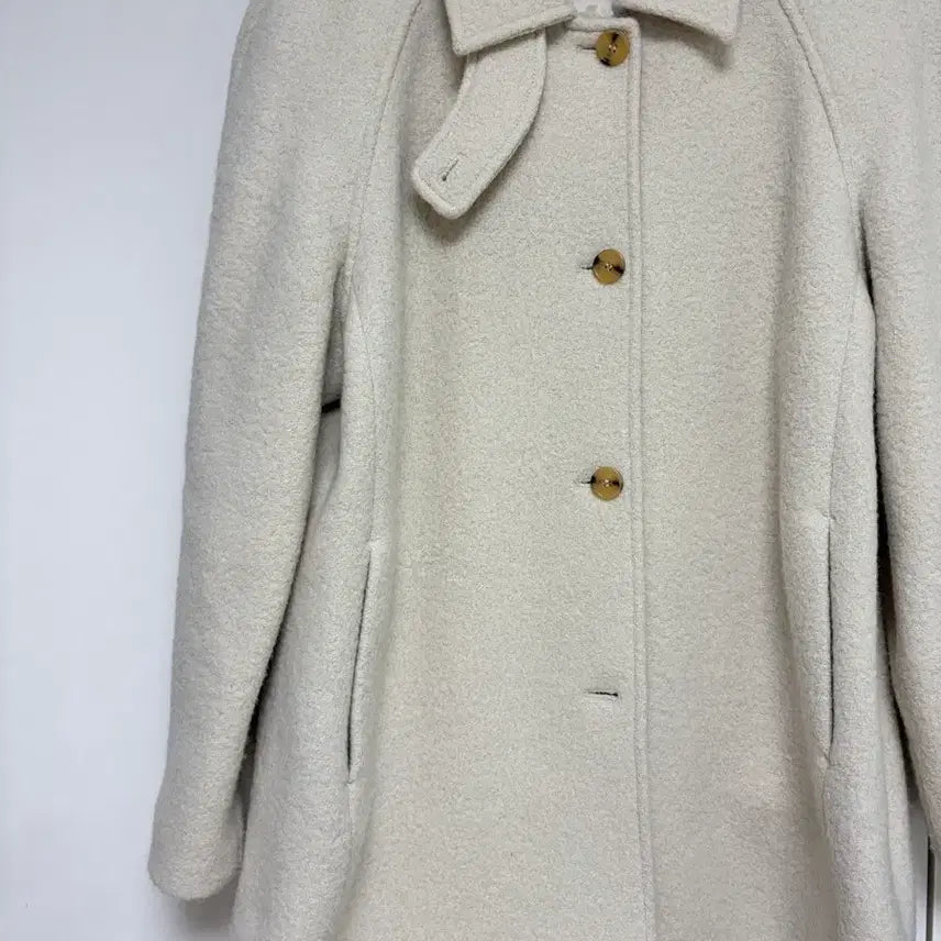 [BUNJANG] Alpaca Half Coat (Oatmeal) / 파사드패턴 알파카 하프코트 (오트밀)