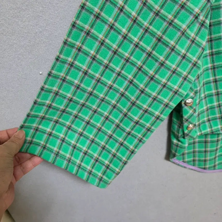 [BUNJANG] Etromongshu Check Shirt M / 에트로몽슈 체크 남방 M  n1907