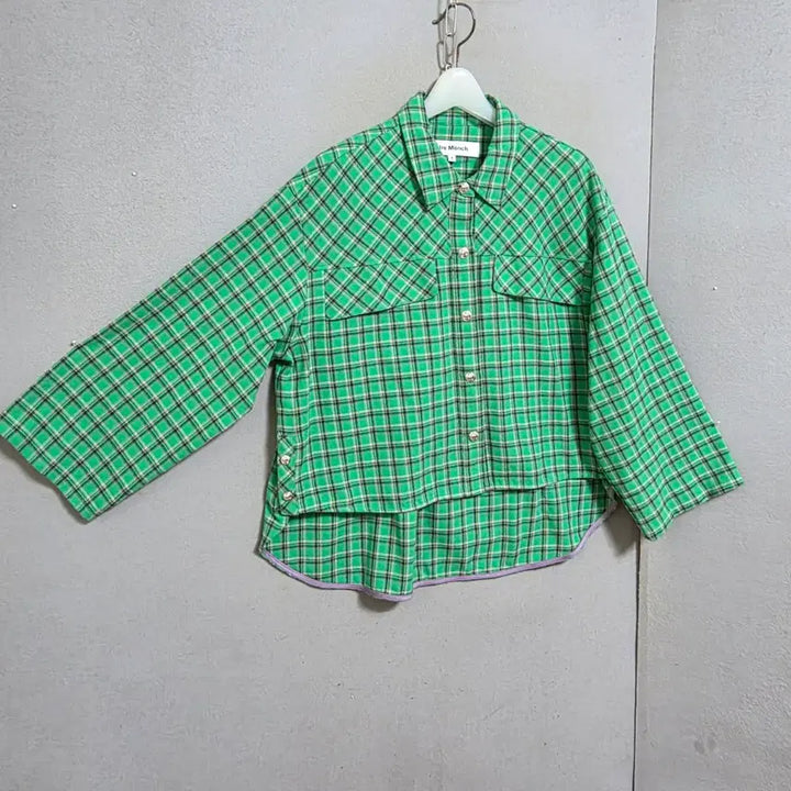 [BUNJANG] Etromongshu Check Shirt M / 에트로몽슈 체크 남방 M  n1907