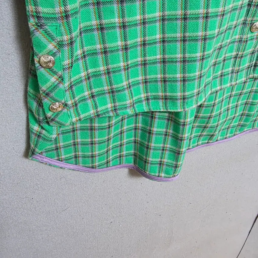 [BUNJANG] Etromongshu Check Shirt M / 에트로몽슈 체크 남방 M  n1907