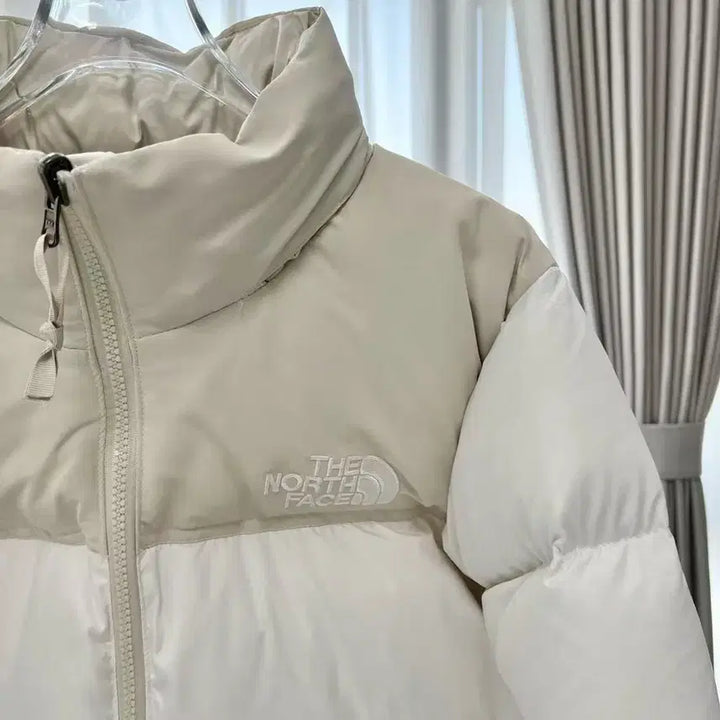 [BUNJANG] Nupste Original Patch White Padded Jacket / 북1996 누프스 오리지널 패치 화이트 패딩