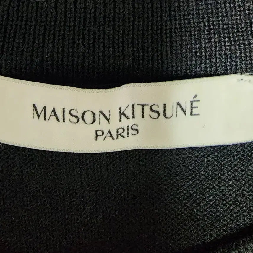 [BUNJANG] Maison Kitsune Tricolor Fox Head Knit / 메종키츠네 트리컬러 폭스헤드 니트 L 100사이즈