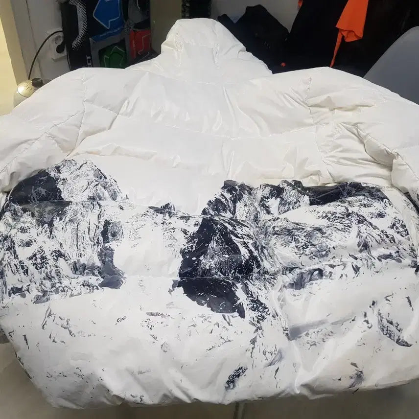 [SOLD OUT] 몽클레어 화이트 산 프린팅 패딩