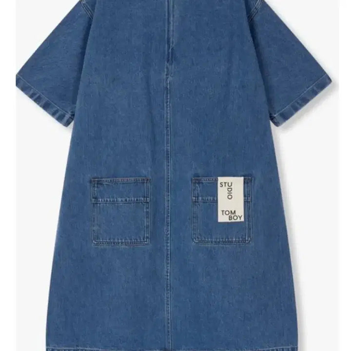 [BUNJANG] Studio Tomboy Oversized Denim Dress / 스튜디오 톰보이 오버핏 데님 원피스