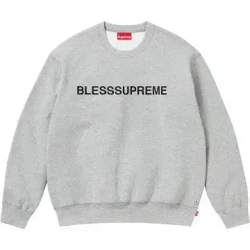 [BUNJANG] Supreme x Bless Crewneck Sweatshirt Heather Gray 23FW / [XL] 슈프림 x 블레스 크루넥 맨투맨 헤더그레이 23FW