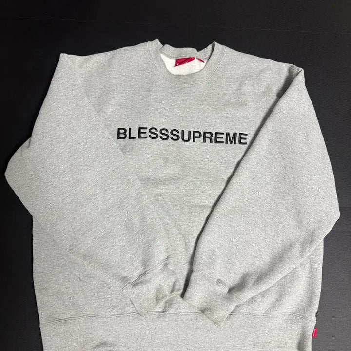 [BUNJANG] Supreme x Bless Crewneck Sweatshirt Heather Gray 23FW / [XL] 슈프림 x 블레스 크루넥 맨투맨 헤더그레이 23FW