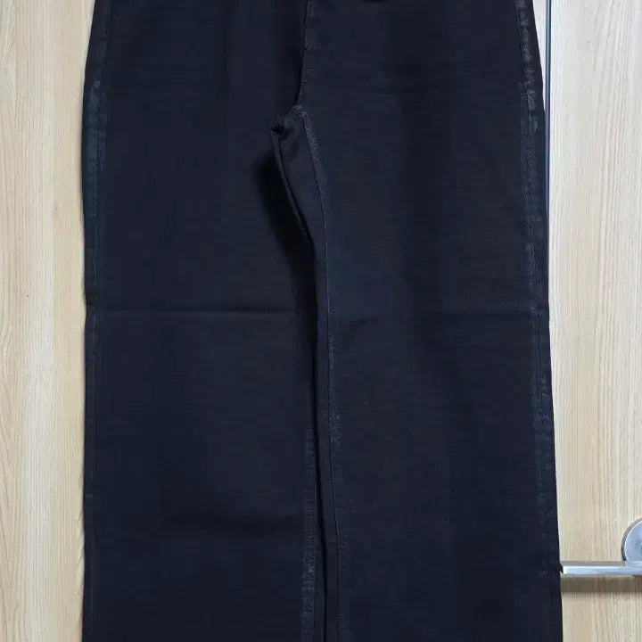 [BUNJANG] Solid Homme 23FW Black Washed Wide Pants / [솔리드옴므][50] 23fw 블랙 워싱 와이드 팬츠