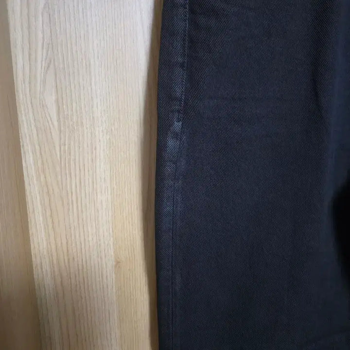 [BUNJANG] Solid Homme 23FW Black Washed Wide Pants / [솔리드옴므][50] 23fw 블랙 워싱 와이드 팬츠