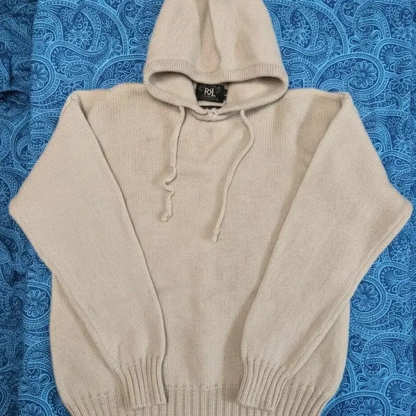 [BUNJANG] RRL 90s Wool Knit Hoodie / RRL 90s 울 니트 후드 (L)