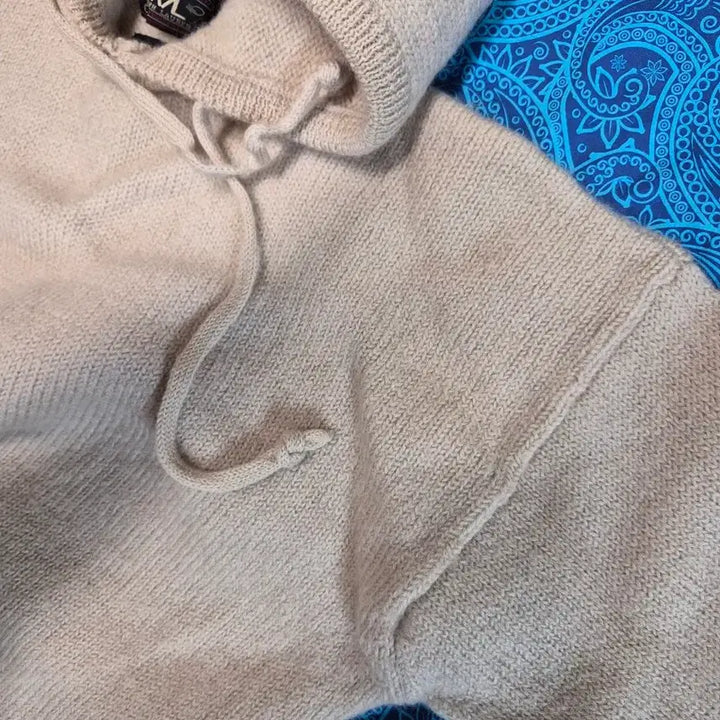 [BUNJANG] RRL 90s Wool Knit Hoodie / RRL 90s 울 니트 후드 (L)