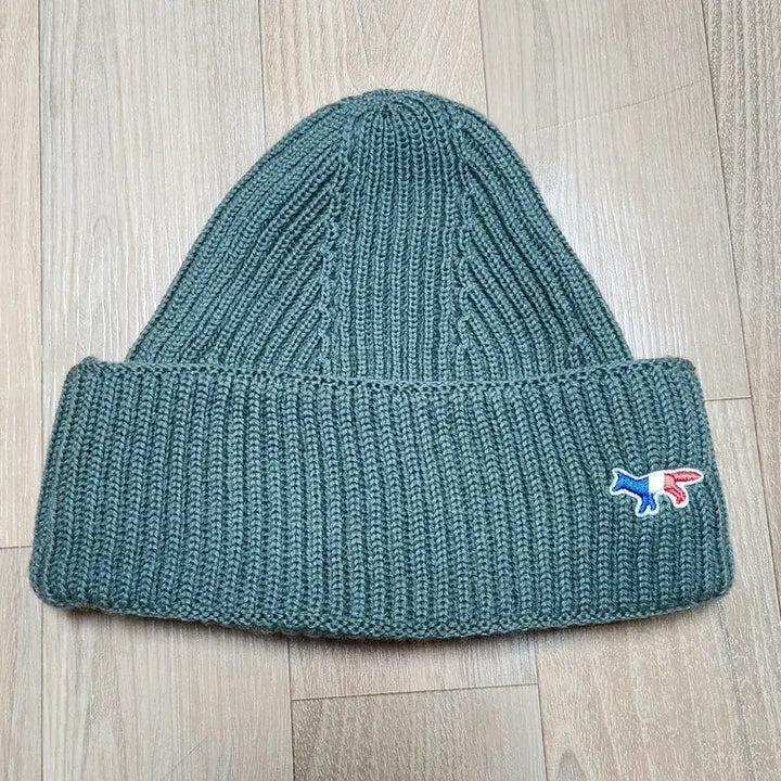 [BUNJANG] Maison Kitsune Fox Head 100% Wool Beanie / 메종키츠네 폭스헤드 울100% 비니