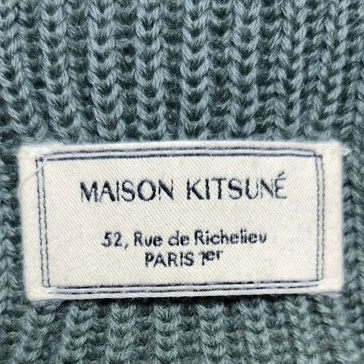 [BUNJANG] Maison Kitsune Fox Head 100% Wool Beanie / 메종키츠네 폭스헤드 울100% 비니