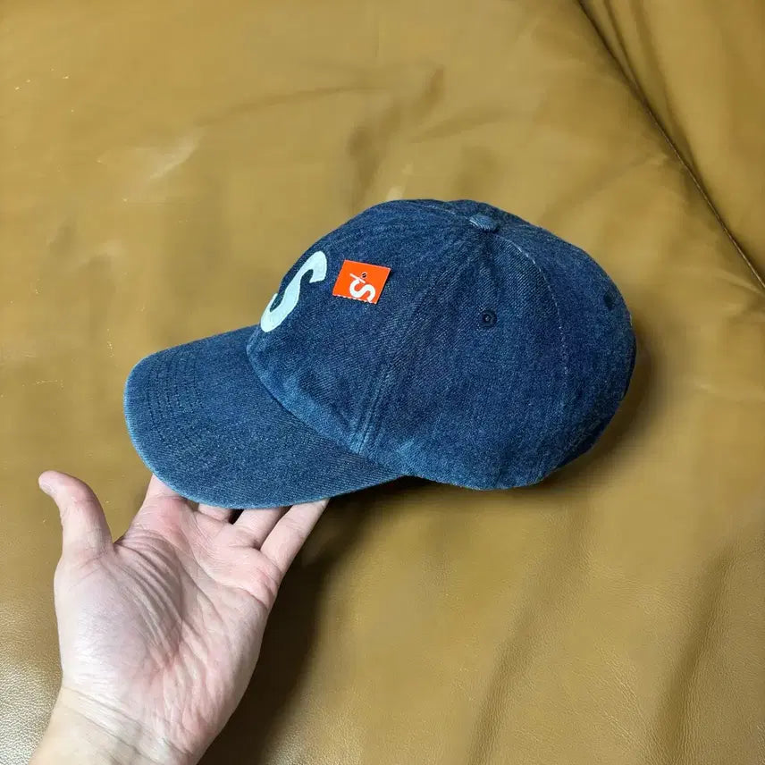 [BUNJANG] Supreme S Logo Kevlar Denim 6-Panel Cap / 슈프림 S로고 6패널 볼캡 모자 22ss 케블라 데님