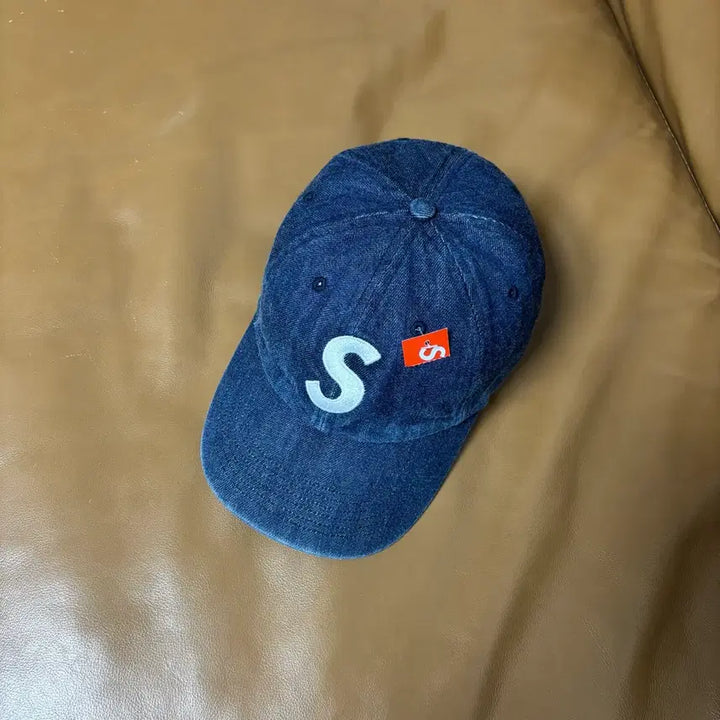 [BUNJANG] Supreme S Logo Kevlar Denim 6-Panel Cap / 슈프림 S로고 6패널 볼캡 모자 22ss 케블라 데님