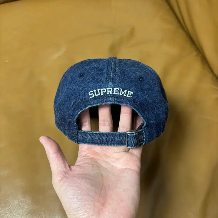 [BUNJANG] Supreme S Logo Kevlar Denim 6-Panel Cap / 슈프림 S로고 6패널 볼캡 모자 22ss 케블라 데님