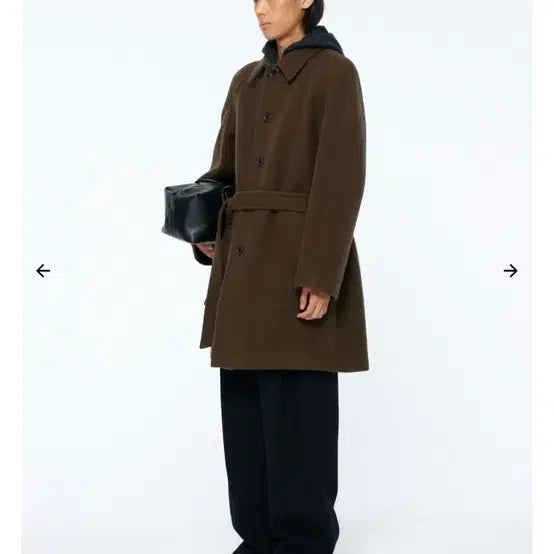 [BUNJANG] AMOMENTO Raglan Half Coat / [M] 25fw 아모멘토 래글런 하프코트