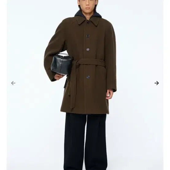 [BUNJANG] AMOMENTO Raglan Half Coat / [M] 25fw 아모멘토 래글런 하프코트