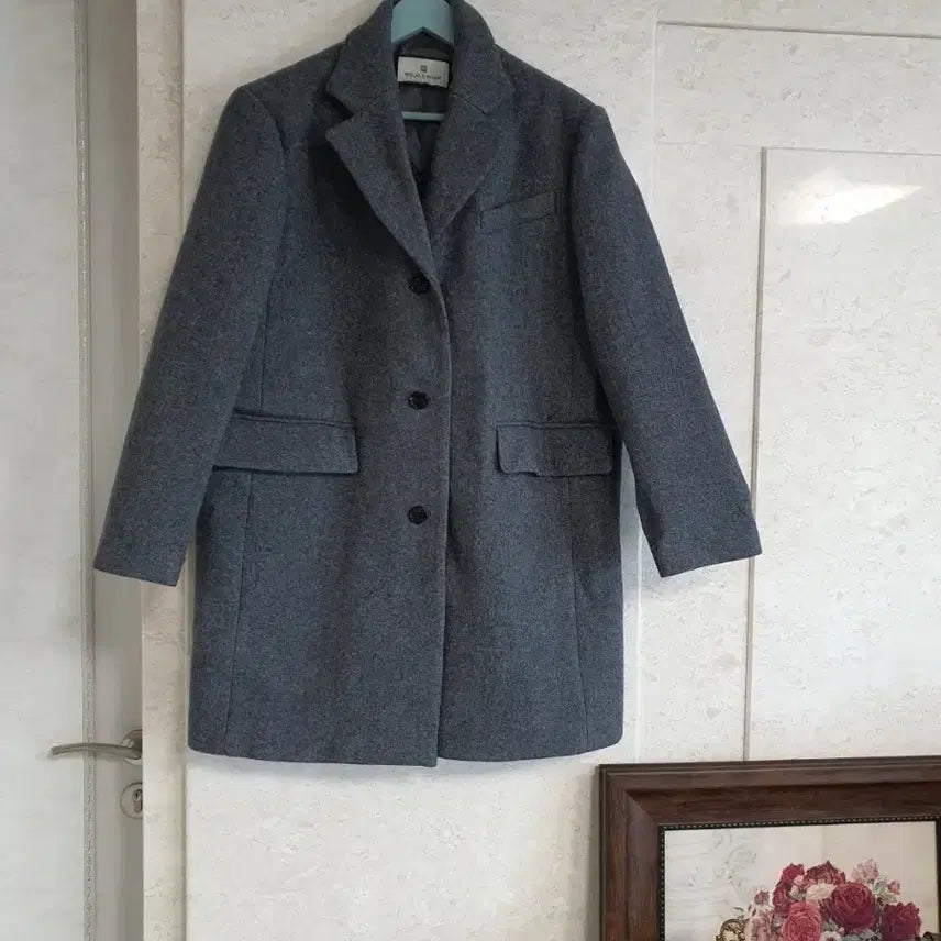 [BUNJANG] Mojo S.phine Wool Tailored Oversized Coat Women / 모조에스핀 모직 테일러드 박시 코트 여성